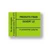 Etiquettes 31x25mm vertes pre-imprimees 1154